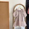 Robes de fille coréenne Vêtements pour enfants robe fille 2024 printemps d'été