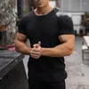 Herren lässige Hemden Chic Summer Tops Slim Fit Short Sleeves Pullover Atmungsaktives Elastizier Männer T-Shirt tägliches Kleidungsstück