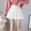 2024 Spring Summer Korean Skirt Short High Waist Sexy Mini School Pleated Kawaii Japanese Pink Female 240419