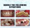 Tandkräm Tandrumma Vitning Tandkräm till tandfläckar till gul snabbaktande blekning för att ta bort Bad Breath Fresh Breath Oral