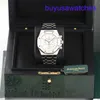 AP Calendar Wrist Watch Royal Oak Series Silver Disc Automatic Mechanical Mens 26320ST.OO.1220ST.02