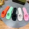 Women Slippers Sandals Leather Flip-Flops Mule Multicolour Black Beach Womens Flat Slide Summer Brand Metal logo Sexy Luxury Designer Pool Sliders Loafer Sandale