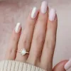 Rings trumium 3 stcs rosé goud stapelbare ringen 1.5ct ovale bruidsring sets opal knokkel ring verloving cz trouwring voor vrouwen