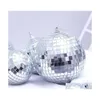 装飾Christams Decorations Party Christmas Balls Year Mirror Decor decor decor in decor inmanments disco 4/5cm 6pcs/lot1ドロップデリバリーGar dhvpq s