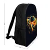 Backpack krachtige sportwagenstudent Vibrante tonen Vintage lichtgewicht rugzakken Casual middelbare schooltassen reizen aangepaste rugzak