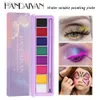 Vernice per il corpo 8 colori per la faccia arte del corpo dipinti di pastelli neon UV Light eyeliner Pastel-Black Light UV Eyeliner Reattivo Glow in Dark Eye Liner D240424