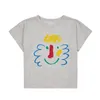 2024 SS Summer Kids Classic Face T-Shirt Mode Marke Kinder Jungen Tees Girl Designer Kleidung Kinder Tops 240418