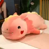 Cuscini grandi cartoni animati Kawai giocattoli peluche di peluche morbide cuscini di dinosauro di cotone bellissimi regali di compleanno