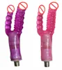 Doudos Masturbator Double Head Dildo Attachement Vaginal et Anal Pleasure Machine de sexe Accessoires Sex Toys1901207