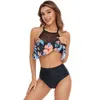 Lotus Fashion Leaf Mesh Year's New Bikini Bikini High Size Swimwear per le donne Bikini Y05 2024 0424-4