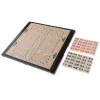 Sets Magideal draagbare Chinese militaire gevechtsschaakstukken Set bord game schaakbord voor kinderen kinderen reisgame cadeau