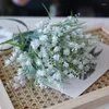 Flores decorativas 6 PCS Lirio artificial del valle Flower Wedding Pogray Bouquet Home Sala de estar Garden Ornamento falso