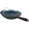 Pans Wok Kitchen Round Bottom Supply Non Stick Fry Pan Frying Traditional Iron Everyday