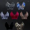 Bühnenbekleidung 2024 Sexy Latin Dance Bra Dancer's Top Tango Salsa Cha Dancing Samba Rumba Ballroom Unterwäsche Accessoires