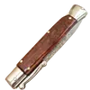 9 -дюймовая итальянская мафия Дамаск Автоматический нож открытый змеиной дерево охотящий на карман неверный автомобильный нож BM 3400 4600 3551 Крестный отец 924873567