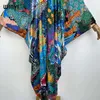 Africa Dress Print Summer Party Elegantes Muslim Abaya Bazin Robe Gown Broder Riche Sexy Lady Maxi Beach Kaftan