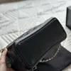 Filles Luxury Calfskin TrawString Backet Backpack Sac à dos Black Blanc Patchwork Sac Purse Young Aged Bwo-Tone Chain Sprle Sprle Crossbody Body Pocket Pocket