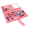 Sets 1 set 33 kleuren oogschaduw paletten Kinderen oogschaduw doos blush palet oogschaduwplaat wasbare make -up kit cosmetica paletten