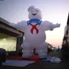 12MH (40 stóp) z dmuchawą nadmuchiwaną resztą puph Marshmallow Man (Ghostbusters) z banerem reklamowym na 2 ręce do dekoracji Halloween