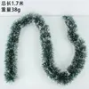 Flores decorativas 1,7m Natal Artificial pendurado Rattan Garland Tinsel Ornament Wreath Stair Banner Year Garden 2024 Navidad Decor