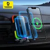 Ständer Basis -Auto -Telefonhalter Infrarot RGB15W QI Wireless Telefon Ladegerät für iPhone Xiaomi Samsung Auto Mount Fast Lade einfach Kontrolle