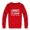 Sweatshirts zombies mangent des cerveaux donc vous êtes un sweat à capuche sûr