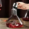 European Iceberg Waterfall Wine Decanter Creative Transparent LeadFree Crystal Glass Dispenser Barware Quick Decanters 240409