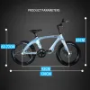 Fiets 2021 Nieuwe magnesiumlegeringsfiets 20inch mountainbike dubbele schijfrem brake middelbare scholier student pedaal fiets fiets