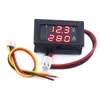 2024 DC 0-100V 10A Digitale voltmeter Ammeter Dual Display Detage Detector Stroommeter Paneel Amp Volt-meter 0,28 "Roodblauw Ledfor Spanningsstroommeter