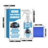 Car Wash Solutions 120ml Multi-Purpose Rust Remover Inhibitor Removal Spray Out Instant Metal Cleaning