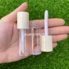 Bottles 10/30/50/100pcs 10ml Empty Round Lip Gloss Tube With Wand Applicator Refillable Cosmetic Container Tool Lip Balm Bottles