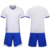 Jerseys Barn Anpassad design Soccer Jersey för fotbollslag pojkar svarta fotboll uniformer vuxna sport slitskjorta shorts set