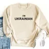 Polos I'm Ukrainian Sweat-shirts Sweatshirts Pullover Primp Crewneck Sweatshirt Ukraine Zelensky Hooded Autumn Coats Sweats Streetwear