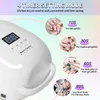 Lampe à ongles rechargeable Gel Polish Polie lampes LED sans fil pour les ongles Machine Machine UV sans fil 240415