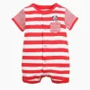 One-Pieces Summer Brands Neugeborenes Baby Rolpper Kurzarm Cartoon Cotton Overalls Baby Säugling Babykleidung für Mädchen Jungen Kleidungsstücke