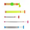 Gun Toys Outdoor Fun Summer Pulling Type Water Cannon Rostfritt stål Swim Sprayer Toy For Children Barn Beach Water Guns Water Shooterl2404