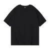 Marca personalizada DIY 320gsm de alta qualidade de tamanho grande camiseta pesada para homens Tee de manga curta Algodão de cor de cor sólido 240420