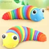 Decompression Toy Antistress Toys Caterpillar Snail Slug Educational Simulation Release Decompression Toy Fidget Toys Stress Reliever Toys d240424