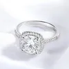 Smyoue 0,3-3CT D Color Rings certifiés pour les femmes Square Sparkling Diamond Promise Band 100% Sterling Silver 925 240412