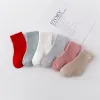 Tights Lawadka 6Prairs/Set 012 Månad nyfödd baby pojke tjej sock bomull solida mjuka spädbarnsstrumpor för flickor pojkar vår höstkorea stil