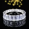 Set 2st Pack Silver Color Bride Jewelry Set Halo Engagement Ring Round Stud Earring For Wedding Present J8136