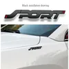 New 3D Chrome Metal Sticker Car Styling Sport Word Letter Emblem Badge Decal Sticker Motorcycle Decal Car Accessories