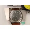 Designer Top High Quality Men's Watch Manual Winding Mechanical Movement Luminous Pam 00111 44mm Sportläderfabrik
