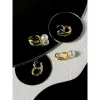 Boucles d'oreilles enfashion Original Design Irrégulaire Couchette d'oreille Gold Couleurs Moucles d'oreilles pour femmes Pendientes Mujer Fashion Jewelry Party E221419