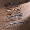 Lunettes de soleil Frames Luxurious Brand Titanium Lunes Fames hommes Femmes Rétro Square Myopie Optical Eyewear Danemark Prescription Embouts