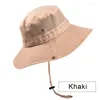 BERETS 2024 남자 모자 파나마 버킷 야외 일광욕 보호 모자 남성 패션 여름 여름 바이저 어부의 ani-uv 여자 모자