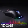 Ratones Fantech UX3 Profession Gaming Mouse Pixart 3389 16000DPI 1000Hz RGB Ratones con cable ergonómicos para ratones para laptop PC LOL FPS Gamer