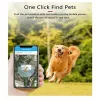 Tracker Nuovo PET GPS Tracker Mini 4G PEZIONE PET POSIZIONE GEOFENCE APP FREE Dog Collar GPS Cat Locart Tracking Alarming GPS Tracciamento GPS