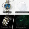 Armbandsur Olevs Womens Watches mode multifunktion original kvartsvakt för damer vattentät lysande 24 timmar utsökt presentförpackning 240423