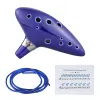 Instrument 12 trous ocarina céramique alto c